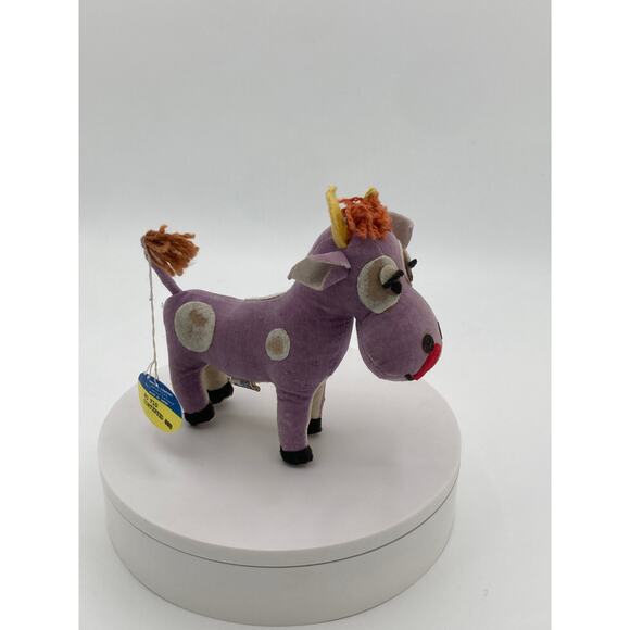 Dream Pets No. 710 “Contented Cow” Plush – R. Dakin Co., Japan (1960s) - Picture 1 of 5